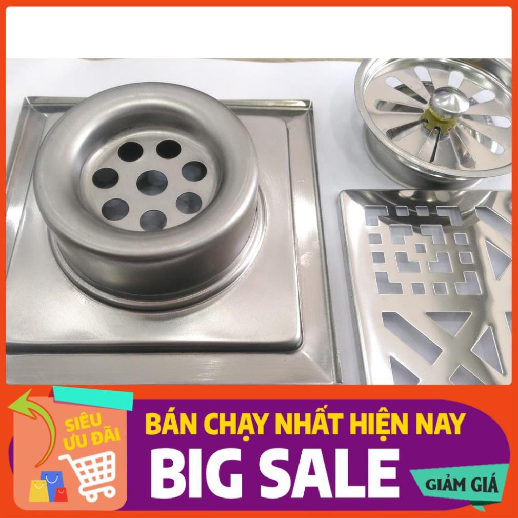 PHỄU THU SÀN INOX100% CHỐNG HÔI, CHẶN RÁC