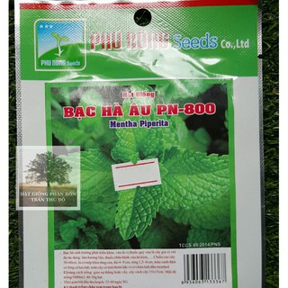 Hạt giống Bạc hà âu ( Húng Lũi ) Phú Nông