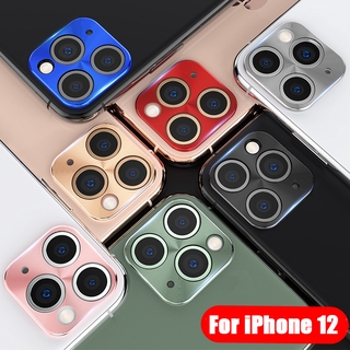 For iPhone 12 Mini 11 Pro Max Metal Back Camera Lens Guard Circle Case Cover Ring Protector