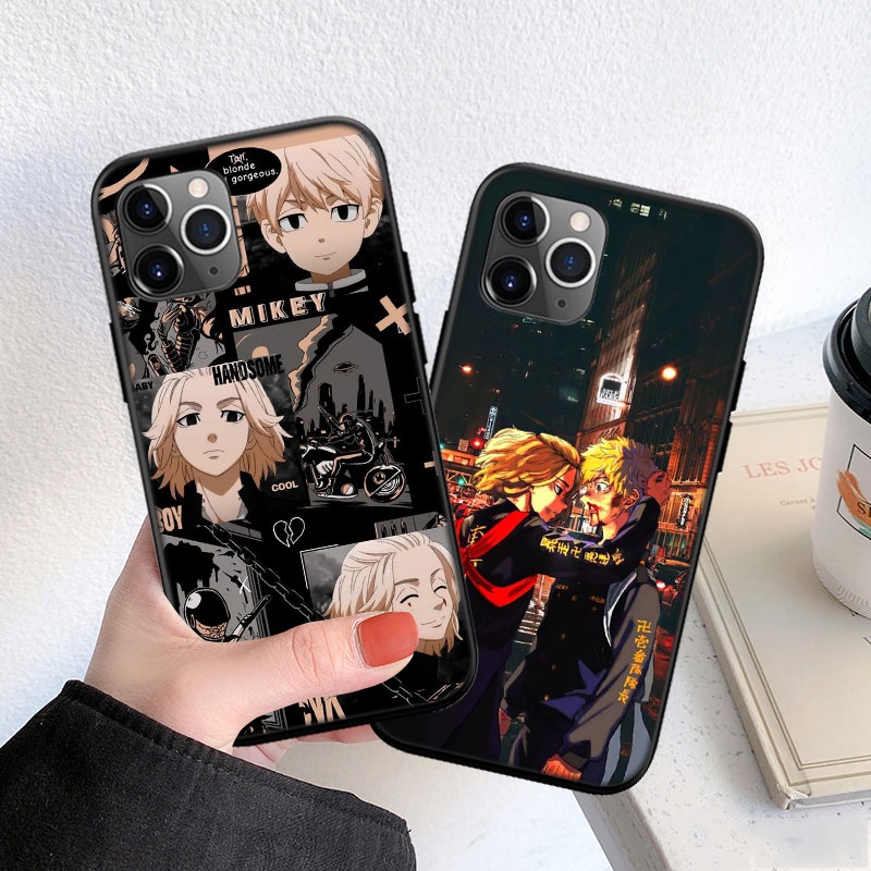 Ốp Điện Thoại Họa Tiết Hoạt Hình Tokyo Revengers Mikey Cho iPhone 5 5S 6 6S 7 8 11 Pro Max Plus SE XR AI91