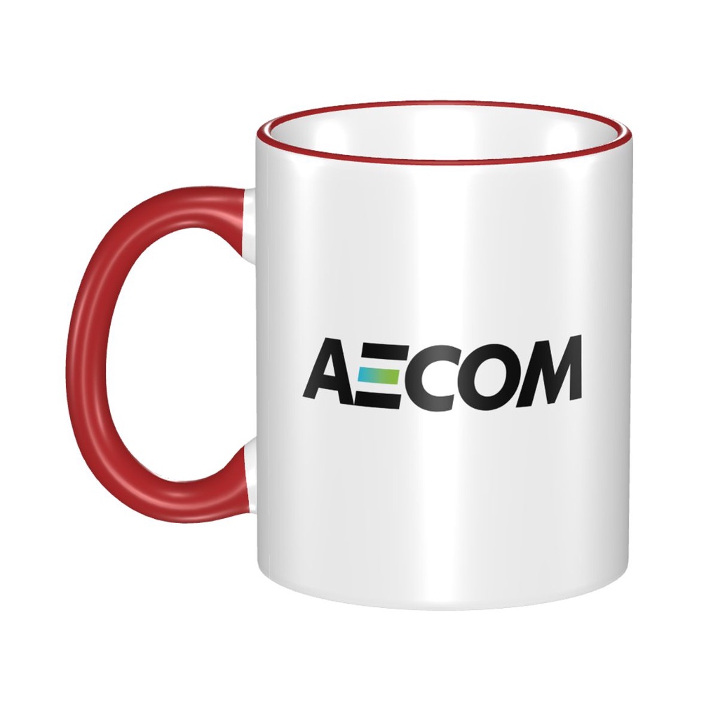 AECOM Logo Cốc Cà Phê Sáng Tạo Cốc Cặp Đôi Cốc Gốm Đơn Giản Hợp Thời Trang Cốc Uống Gốm 330ml