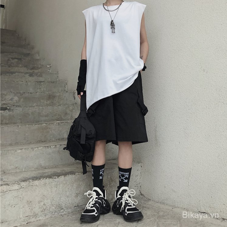 Overalls Women's Korean Style ins Loose Slimming Casual Wide-Leg Pants Student Straight Fifth Pants Shorts Fashion | BigBuy360 - bigbuy360.vn