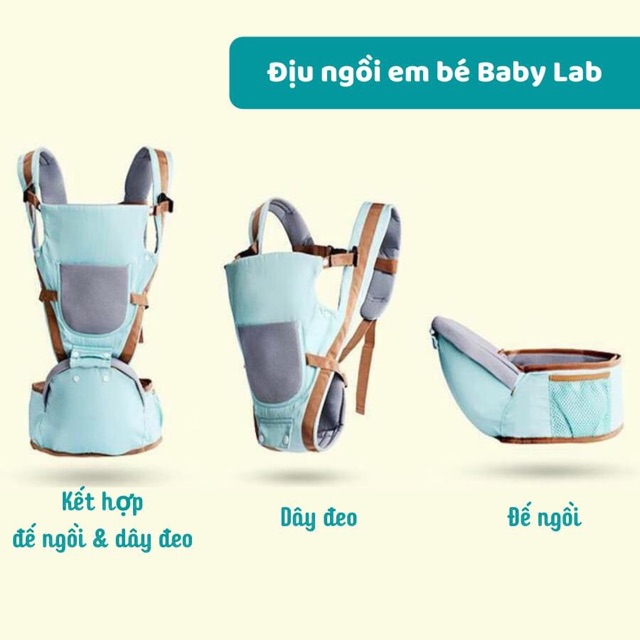 Địu ngồi babylab 9 tư thế - ảnh sản phẩm 3