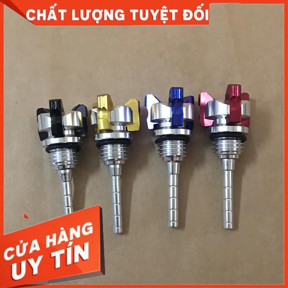 [FREESHIP50K] Que thăm dầu nhôm cnc lắp tất cả các loại xe