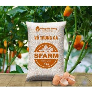 Vỏ Trứng Gà Bón Cây Trồng Sfarm 1Kg