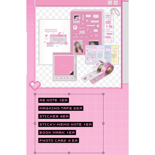 Hộp quà Deco Kit BLACKPINK