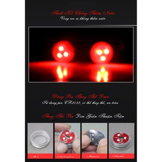 BỘ 4 đèn LED cảnh báo mở cửa oto