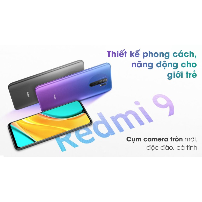 Điện Thoại Xiaomi Redmi 9 (3-32G) Chính Hãng