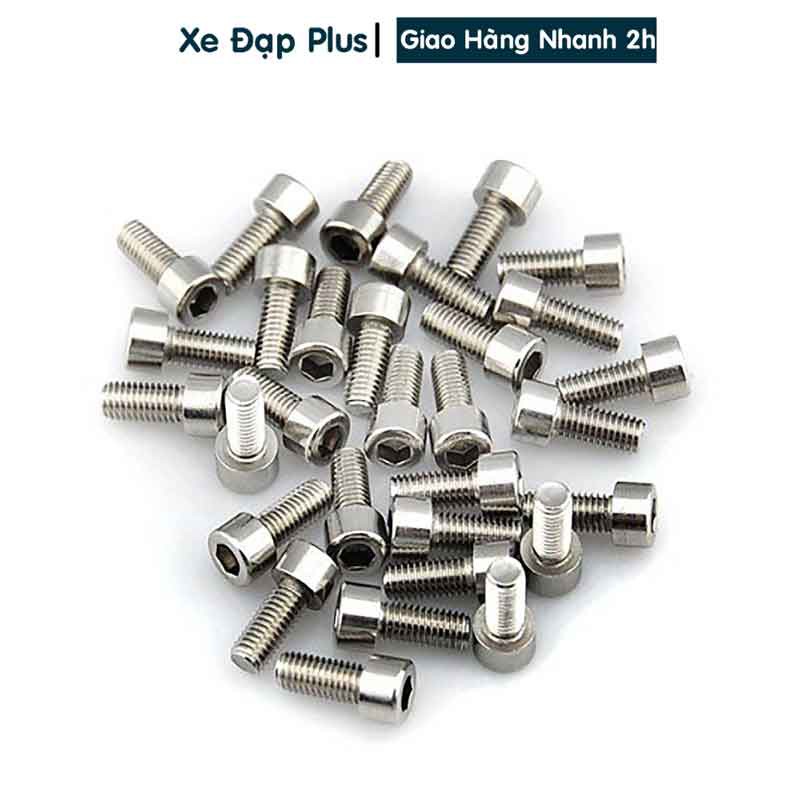 Ốc xe đạp lục giác Inox M5 gắn bình nước xe đạp chuyên dùng cho xe đạp thể thao