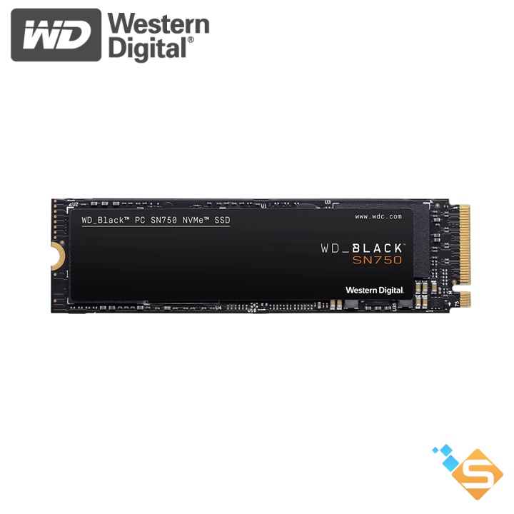 Ổ cứng SSD WD Black 250GB SN750 M.2 PCIe Gen3 x4 NVMe - Hàng Chính Hãng