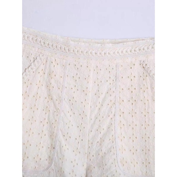 Set áo và quần thêu hoa kèm ảnh thật