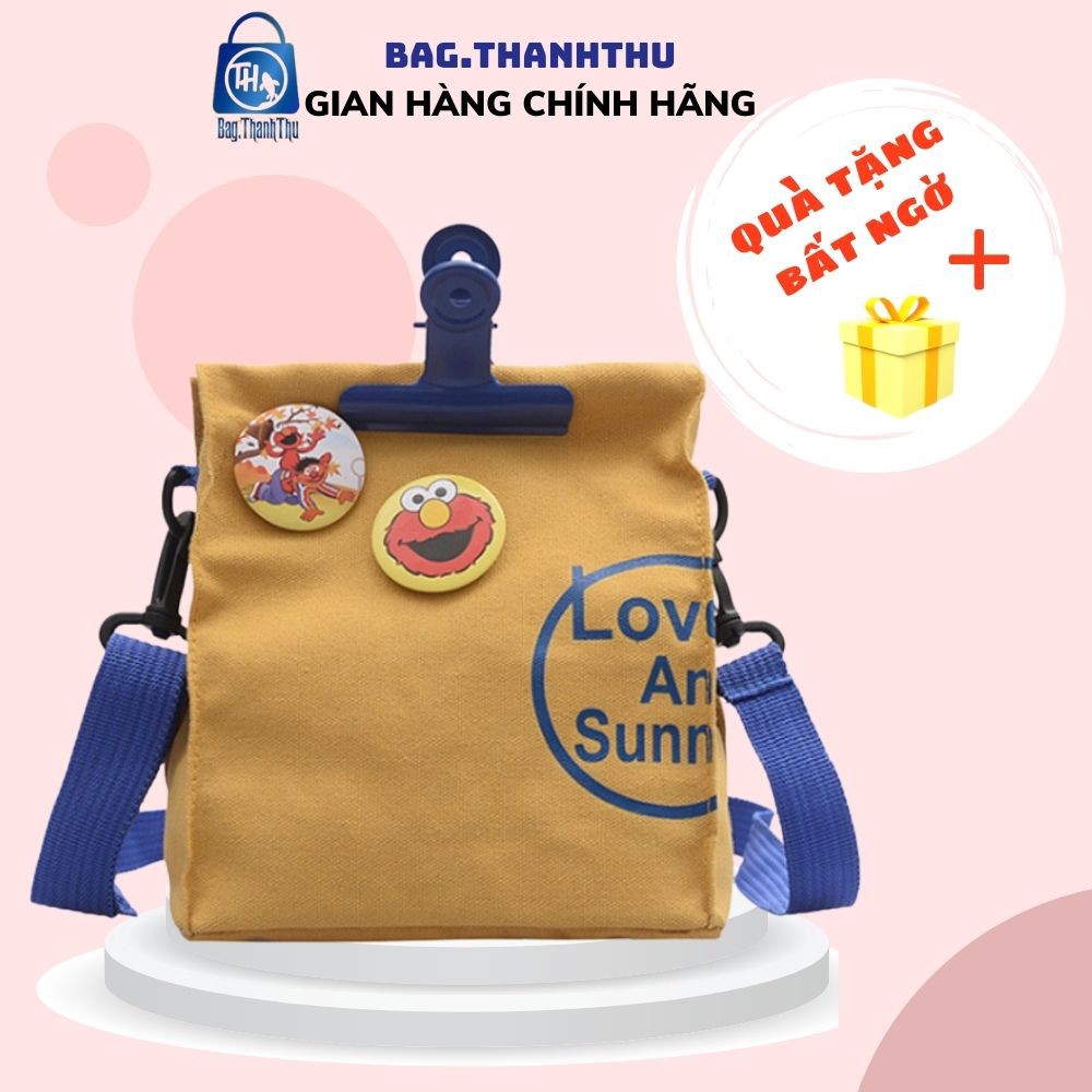 Túi tote túi vải bố kẹp miệng Bag.ThanhThu cá tính 435