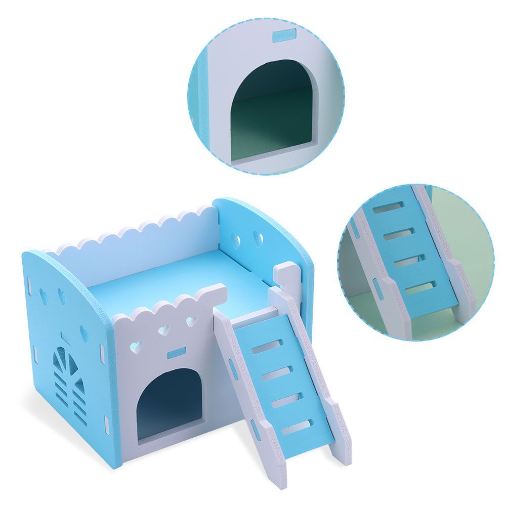 Bộ Đồ Chơi Cầu Gỗ Vui Nhộn Cho Chuột Hamster