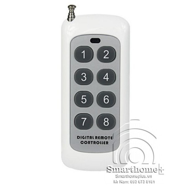 Remote Học Lệnh Copy Điều Khiển RF 8 Nút SHP-R1.8L - [SMHP]