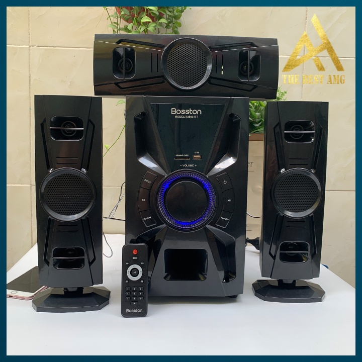 Loa Máy Tính Để Bàn Bluetooth Công Suất Lớn 60W Đèn Led 3.1 Bosston T3900BT - Loa Laptop Vi Tính Âm Thanh Cực Hay
