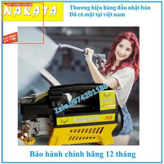 Máy rửa xe Nakata N8 có chỉnh áp