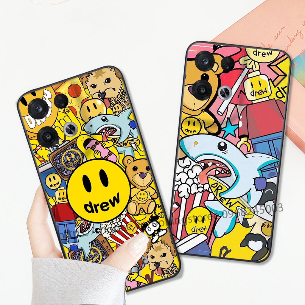 Ốp lưng oppo Reno 8 / 8 4G / 8Z / 8Z 5G in hình thương hiệu thời trang đa sắc cá tính.