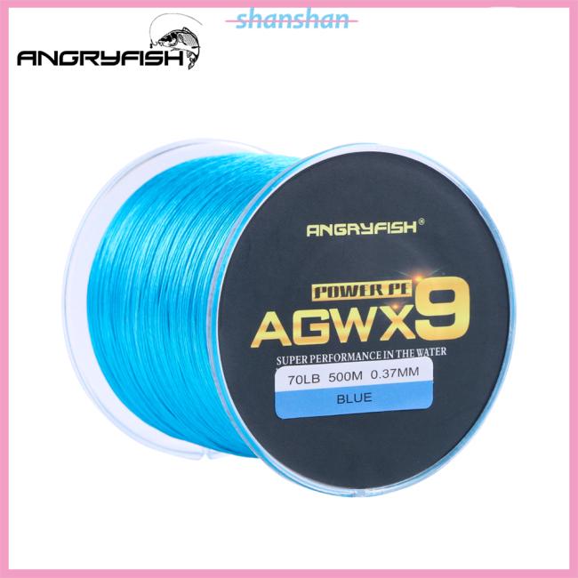 1 Cuộn dây cước câu cá X9 PE Line 9 siêu bền 500m/547 yds