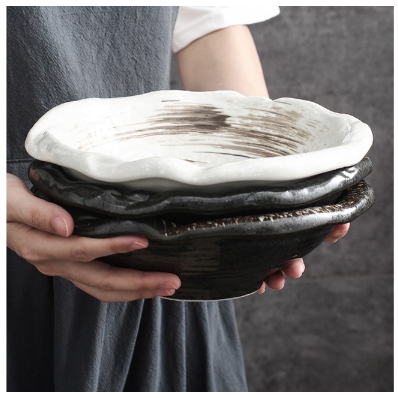 Tô gốm giả đá mì ramen phong cách Nhật Bản