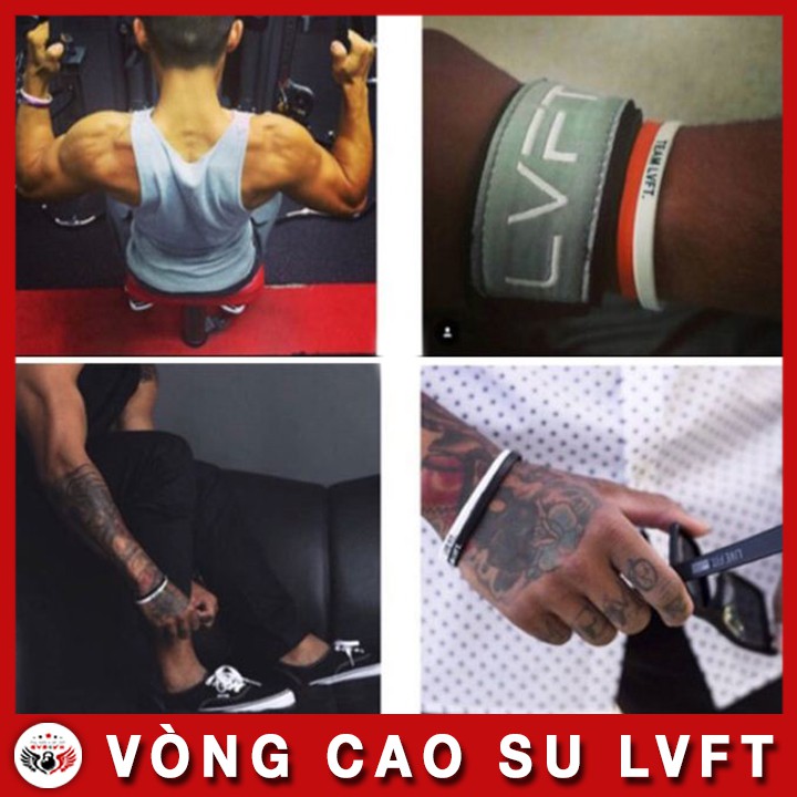 Vòng tay cao su - Vòng tay LVFT - Live Fit