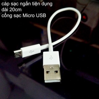 Cáp sạc android 20cm tiện lợi