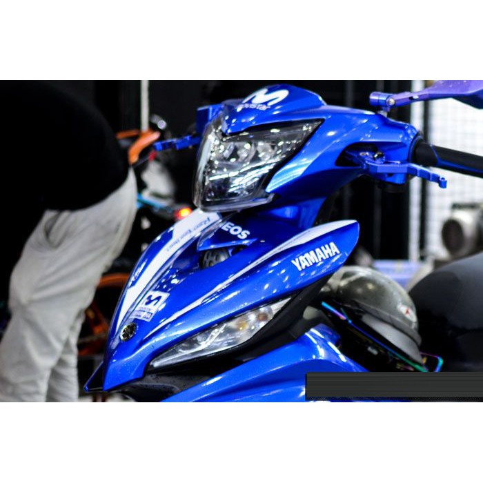 Tem trùm exciter 135 ♦FREESHIP♦ xanh trắng movistar, độ team decal xe ex dán đời 2011-2014