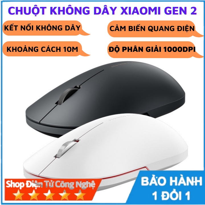 Chuột không dây Xiaomi Gen 2- hàng chính hãng