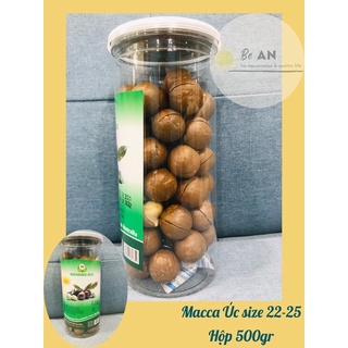 Hạt Macca Úc 500gr sấy nứt vỏ size 22-25