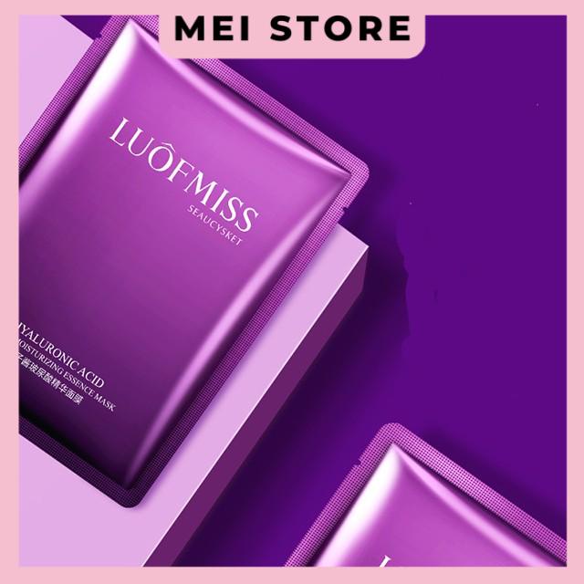 Mặt Nạ LuôFMISS Seaucysket Màu Tím Trứng Cá Muối Dưỡng Trắng Cấp Ẩm
