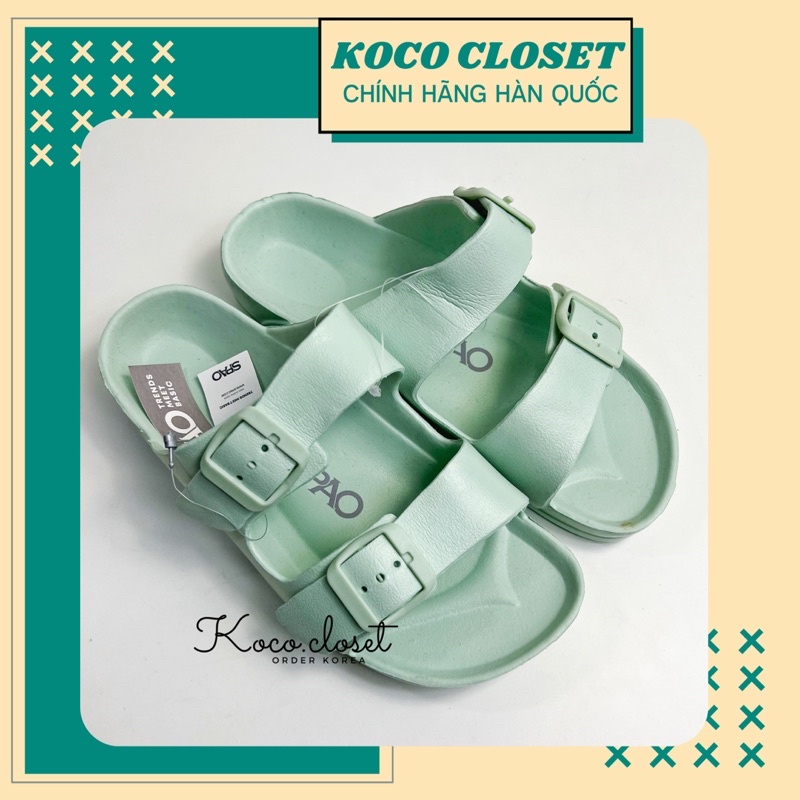 Dép Spao Eva Quai Kép Màu Xanh Mint Chính Hãng