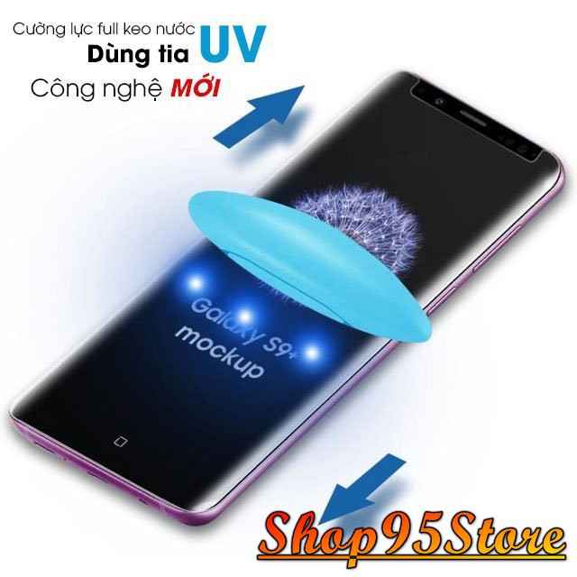 Cường lực keo UV Full viền cong LG V30 / V40 / V50 full màn hở loa thoại