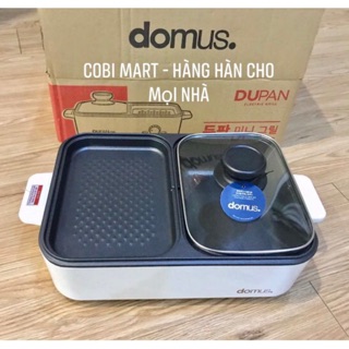 Bếp điện nướng lẩu 2 ngăn Domus Dupan Grill Hàn quốc[ Kèm bill]