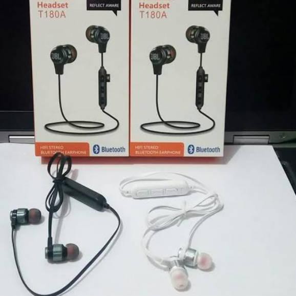 Tai Nghe Bluetooth Thể Thao Jbl T180A Có Khe Cắm Thẻ Nhớ