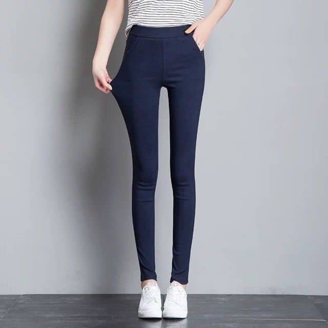Quần legging nữ giả quần jean ( có 4 túi) | BigBuy360 - bigbuy360.vn