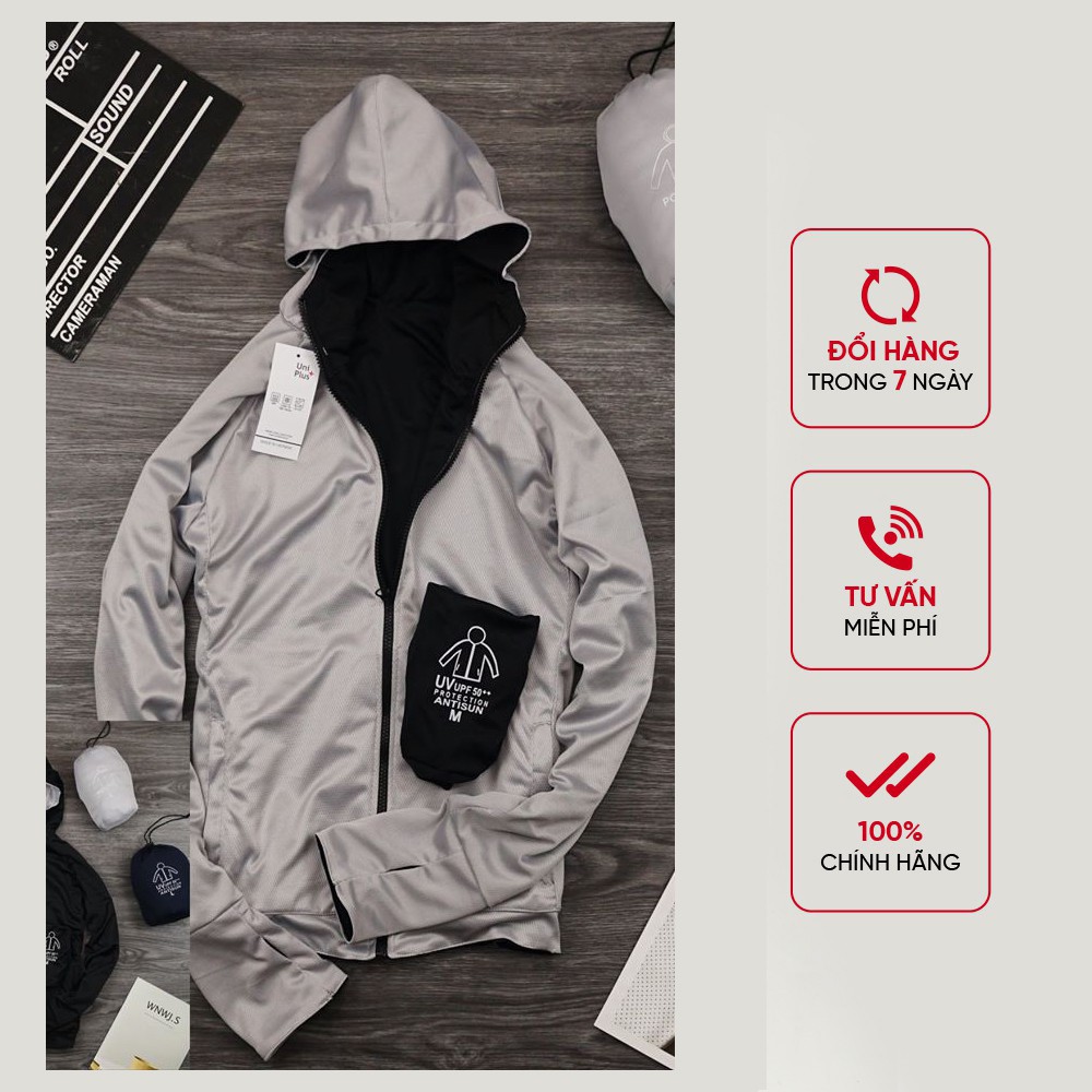 Áo chống nắng nam mặc được 2 mặt, siêu chống tia UV Happylive