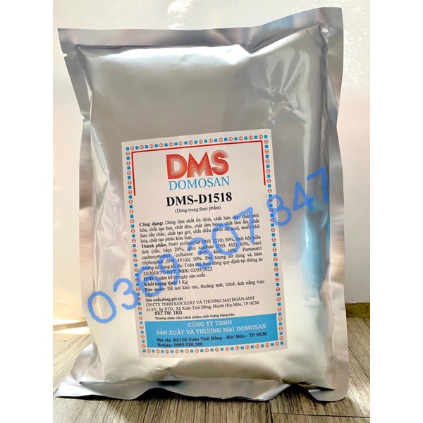 Bột dai DMS-D1518 - phụ gia làm bún, tạo dẻo dai sáng bóng cho bún,mì,phở,hủ tíu….