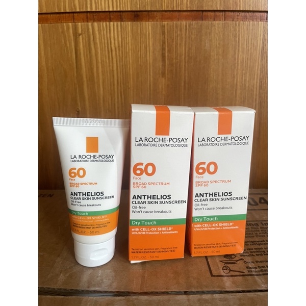 Kem chống nắng La Roche-Posay Anthelios Clear skin Dry touch SPF 60