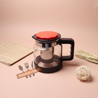 Bình trà và pha cà phê thủy tinh cao cấp glass teapot 750ml ap01 – fuki24