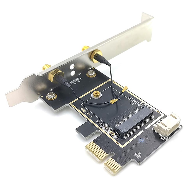 PCIE WiFi Card Adapter Bluetooth for PC Desktop Wi-Fi Antenna M.2