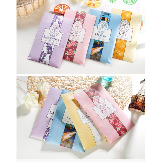 Túi thơm phòng treo trong nhà khử mùi hôi, treo tủ quần áo, nhà bếp, nhà tắm, phòng khách nhiều mùi thơm