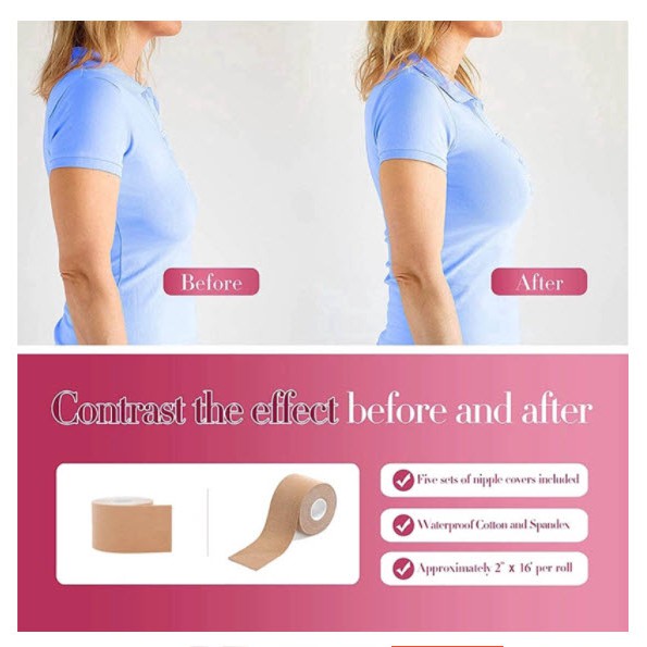[HCM] Cuộn Băng Dán Nâng Ngực Có Thể Tạo Nhiều Kiểu Đa Dụng Cho Nữ 5cm x 5m