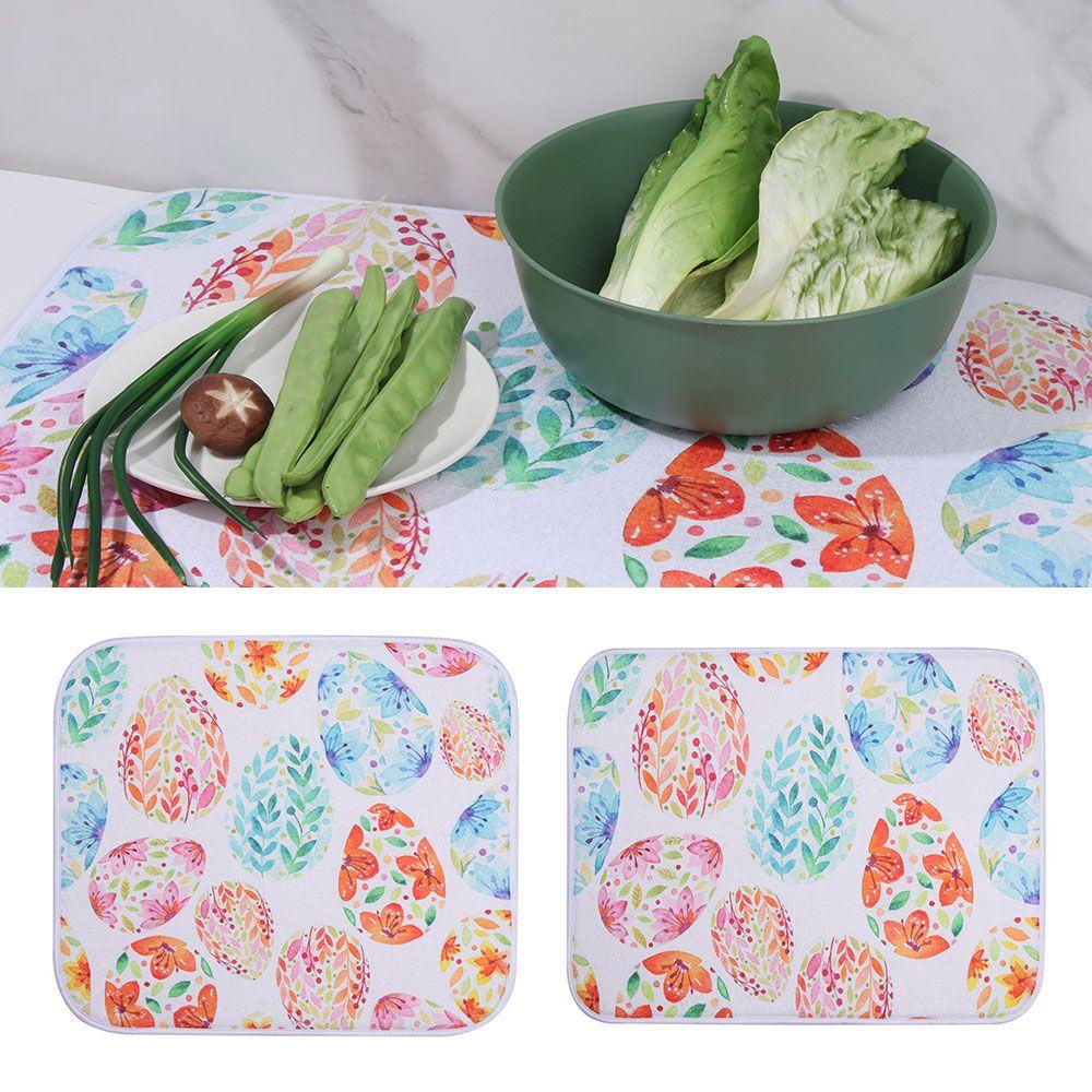 KUNHEV Thảm Sấy Khô Nhanh Hình Thỏ / Trứng Nhiều Màu Kích Thước 16x18 / 18x24inch