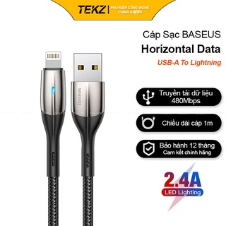 Cáp Sạc Nhanh USB-A To Baseus Siêu Bền Cho IP/máy tính bảng táoCó Đèn Led,Sạc Nhanh 2.4A