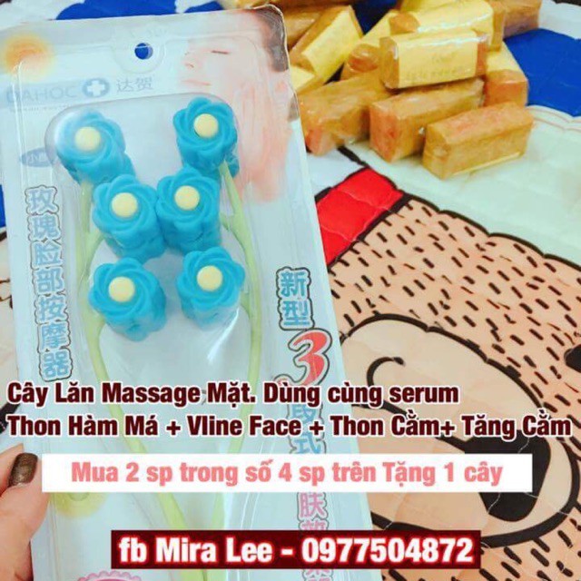 Cây Lăn Massage Mặt V-Line