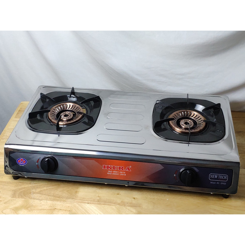 Bếp Đôi Inox Tiết Kiệm 30% Gas - IV 0102