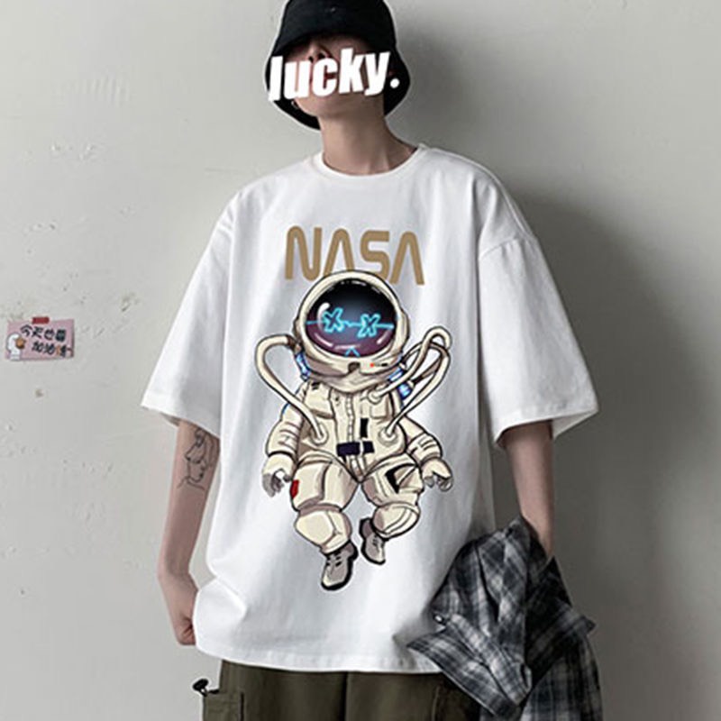 Áo Thun In hình Nasa Phi Hành Gia siêu cá tính, Áo Phông Thời Trang