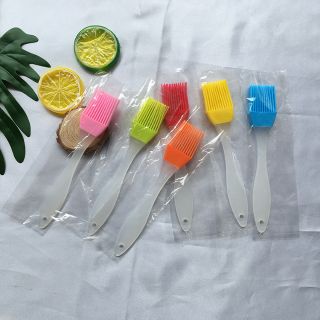 Cọ, chổi quét dầu silicon đúc 21cm - màu sắc ngẫu nhiên dụng cụ làm bánh: chổi quét dầu mỡ, nước sốt
