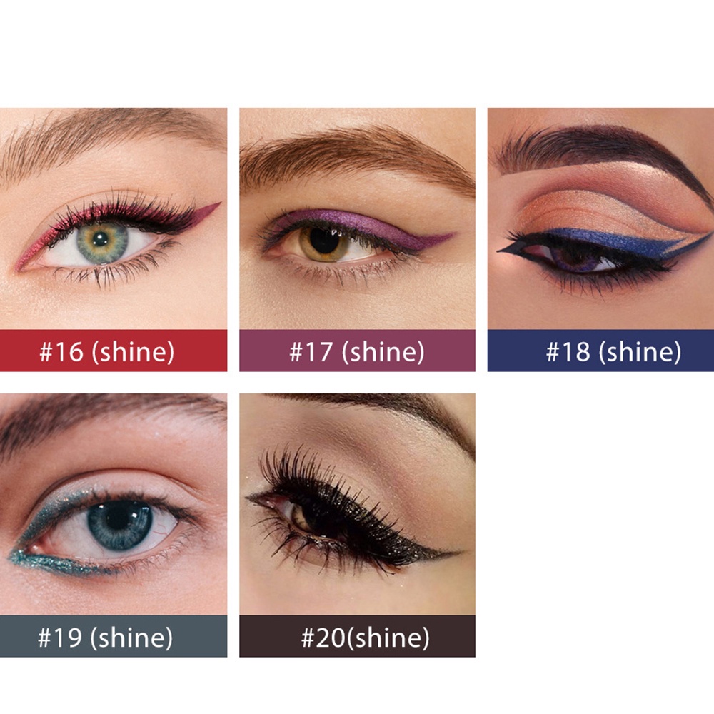 [Hàng mới về] Bút kẻ mắt HANDAIYAN xoay được 6 màu tùy chọn với màu lì/màu ánh ngọc trai lâu trôi không lem