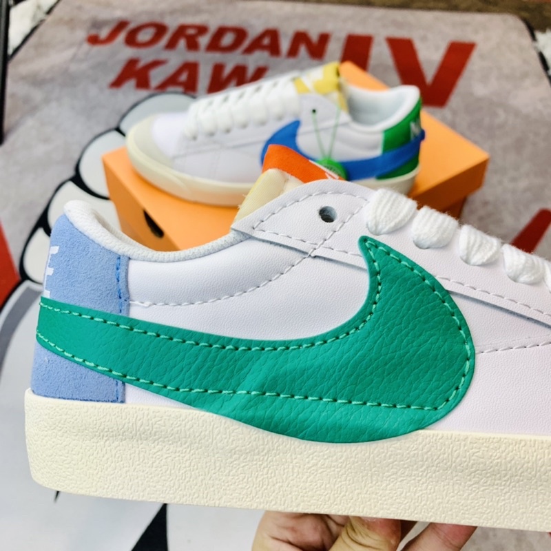 Giày thể thao sneaker cổ thấp blazer low jumbo mismatch 2022 hàng SC