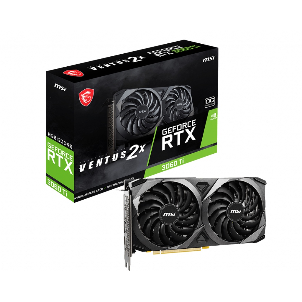 Card màn hình MSI GeForce RTX 3060 Ti VENTUS 2X 8G OCV1 LHR